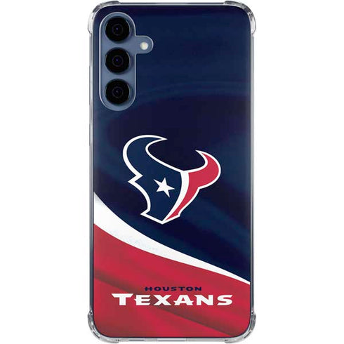 NFL Houston Texans Galaxy A35 5G Clear Case